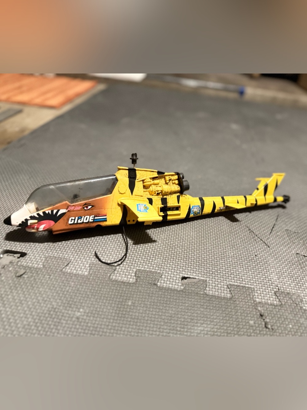 VTG 1988 G.I. Joe Tiger Force Tiger Fly Helicopter. A “Real American Hero” Line!